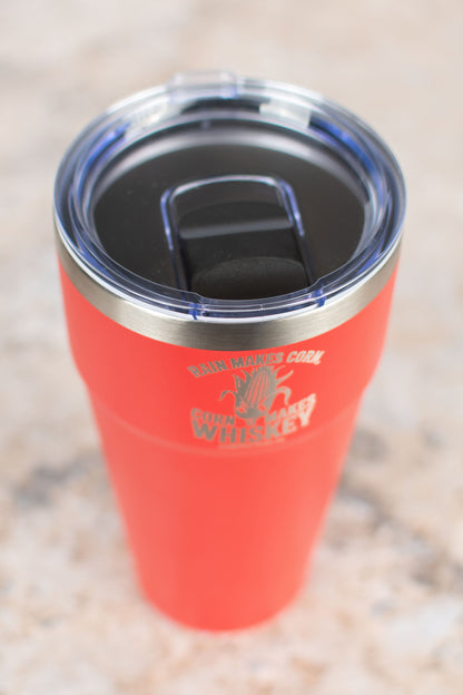 Red 'Rain Makes Corn, Corn Makes Whiskey' 30oz Tumbler