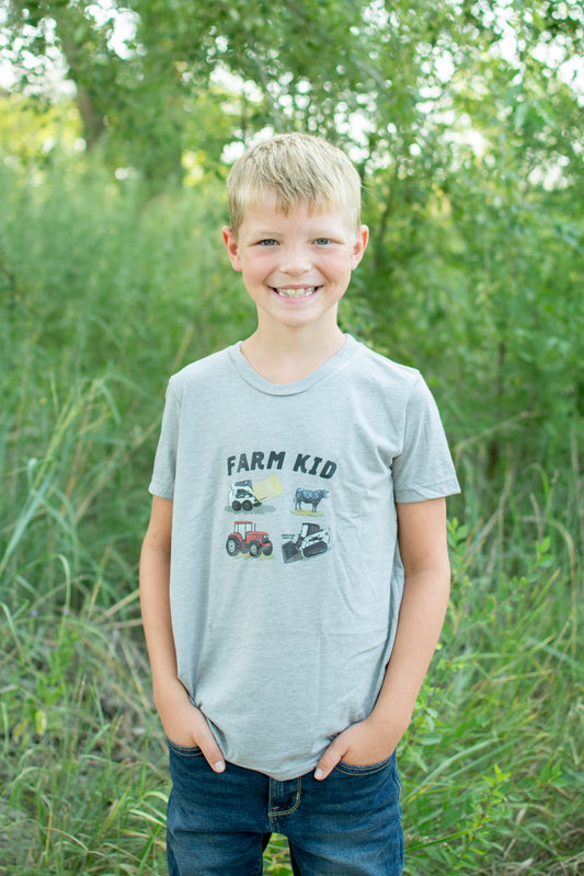 Red Tractor 'Farm Kid' Toddler/Youth T-Shirt