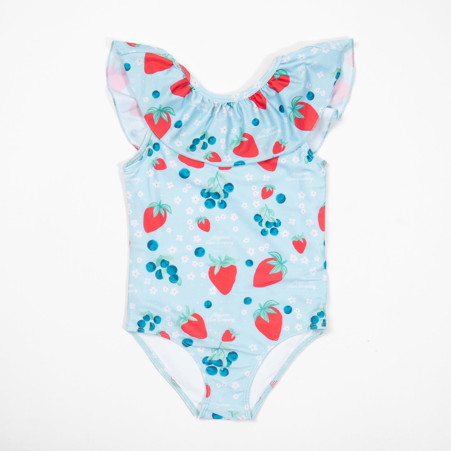 Red, White, & Blue Baby Ruffle Swimsuit