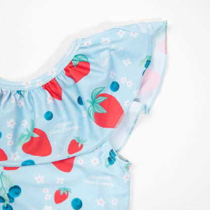 Red, White, & Blue Baby Ruffle Swimsuit