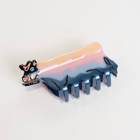 Retro Cow Hair Claw Clip - American Farm Company