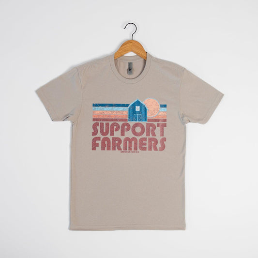 Retro 'Support Farmers’ Tee - American Farm Company