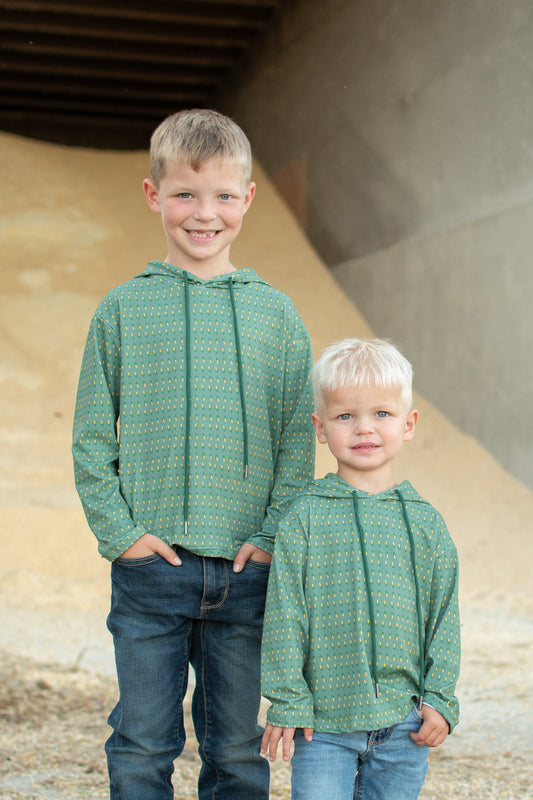 Retro Corn Toddler/Youth Performance Hoodie