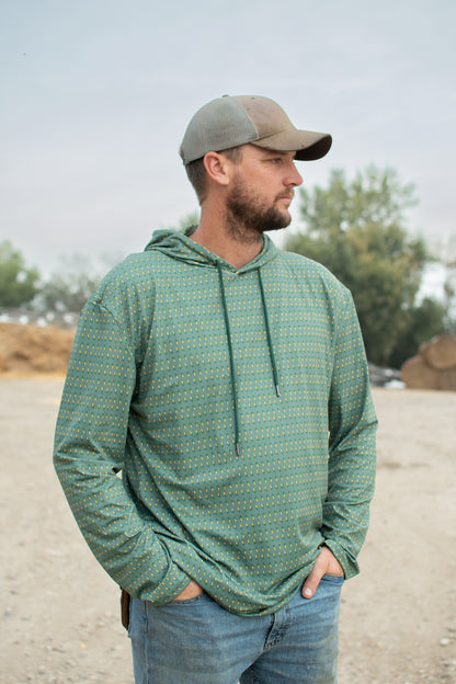 Retro Corn Adult Performance Hoodie