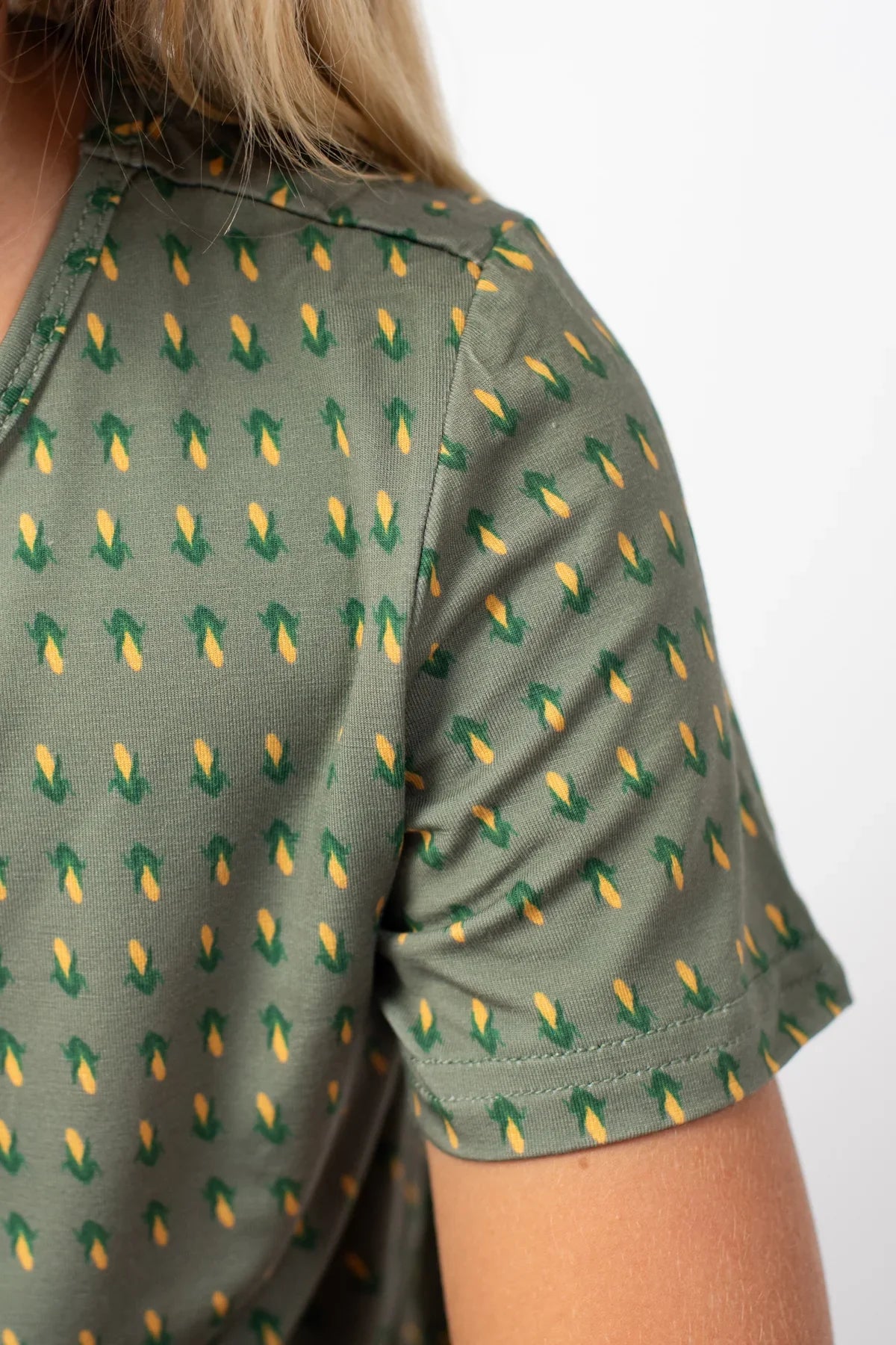 Retro Corn Toddler/Youth Bamboo Pajama Set
