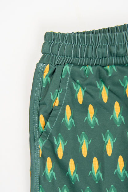 Retro Corn Baby Swim Trunk
