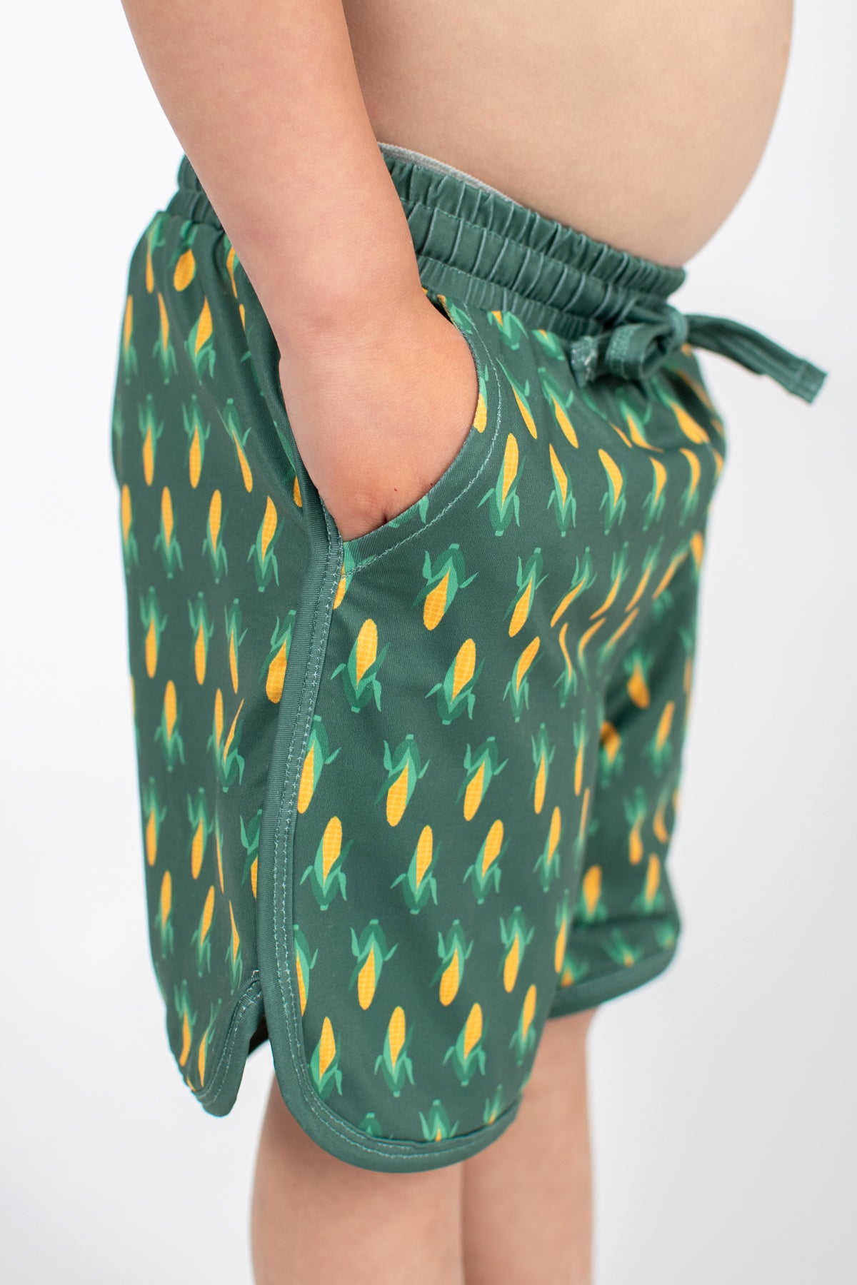 Retro Corn Toddler/Youth Swim Trunk