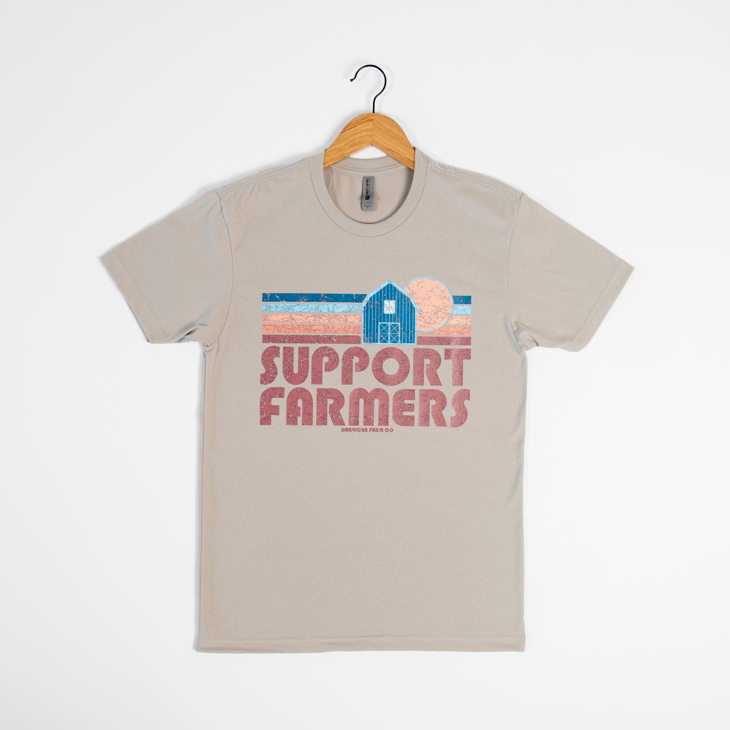 Retro 'Support Farmers’ Tee