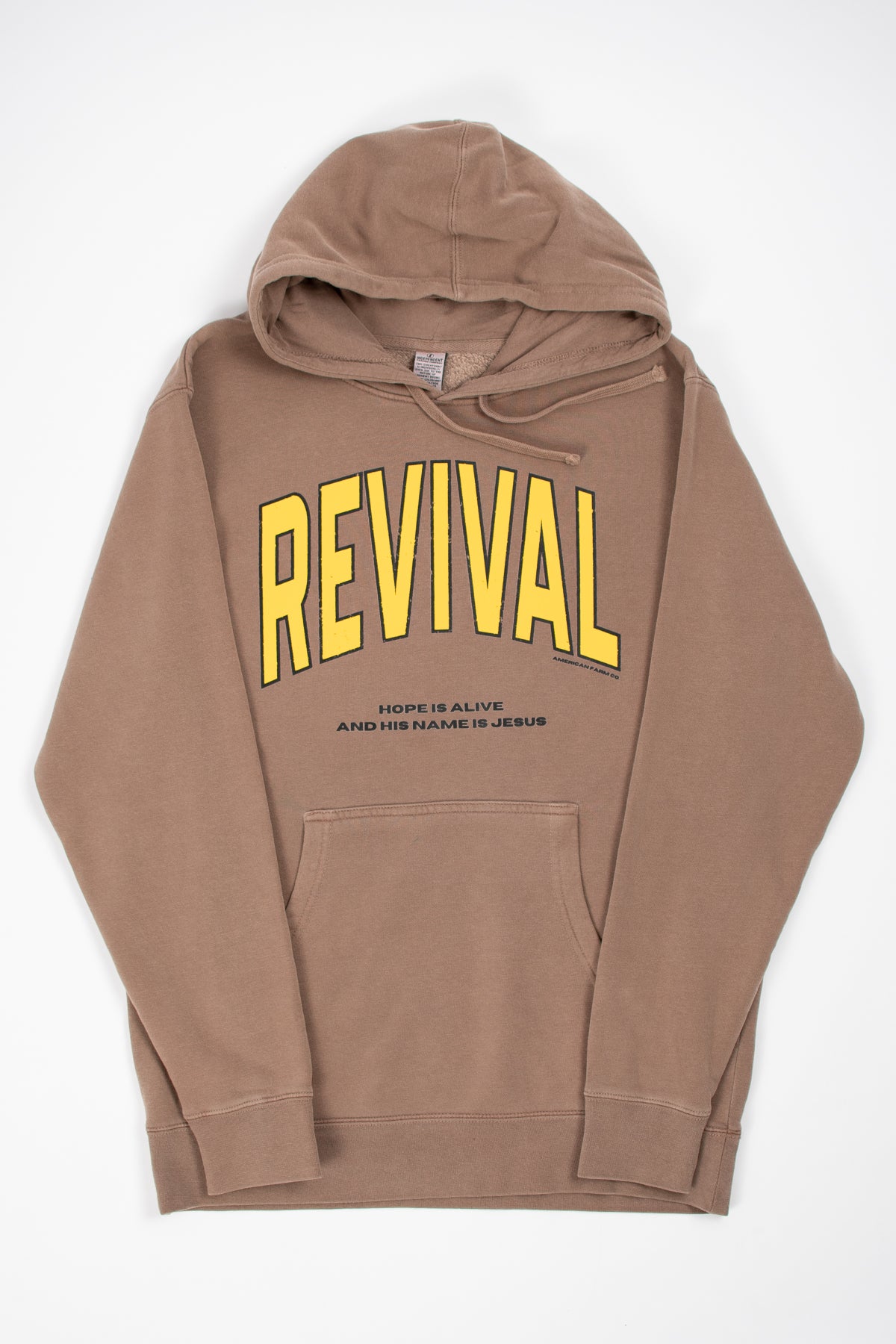 'Revival - Hope is Alive' Brown Hoodie