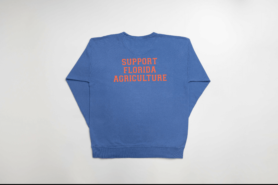 Florida - State Agriculture Blue Crewneck - American Farm Company