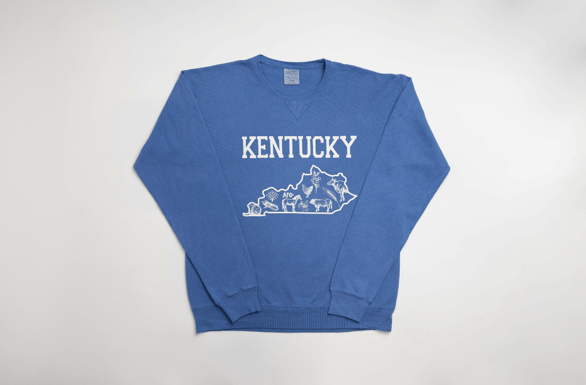 State Agriculture Blue Crewneck (Kentucky) - American Farm Company