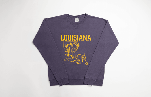 State Agriculture Purple Crewneck (Louisiana) - American Farm Company