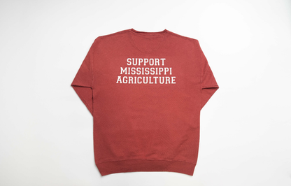 State Agriculture Red Crewneck (Mississippi)