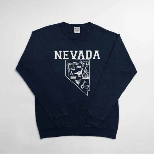 State Agriculture Navy Crewneck (Nevada) - American Farm Company