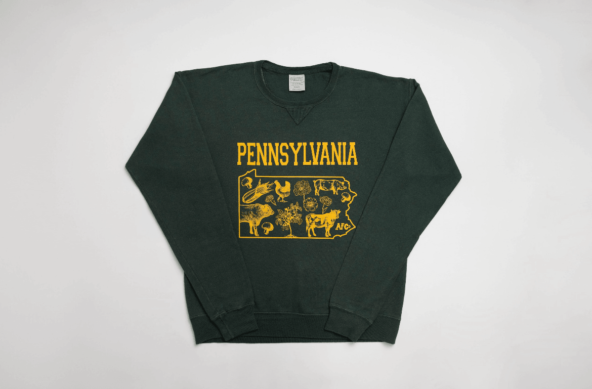 State Agriculture Green Crewneck (Pennsylvania) - American Farm Company