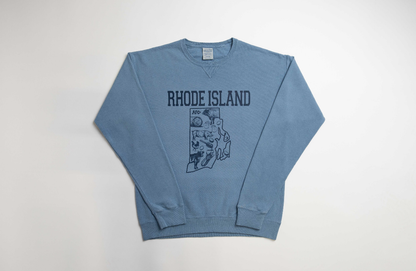 State Agriculture Blue Crewneck (Rhode Island)