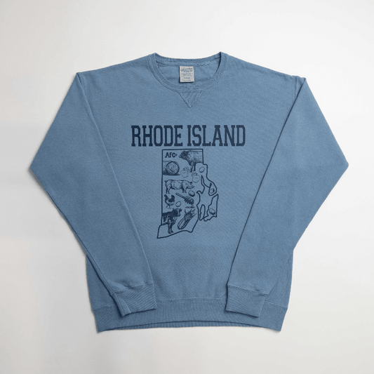 State Agriculture Blue Crewneck (Rhode Island) - American Farm Company