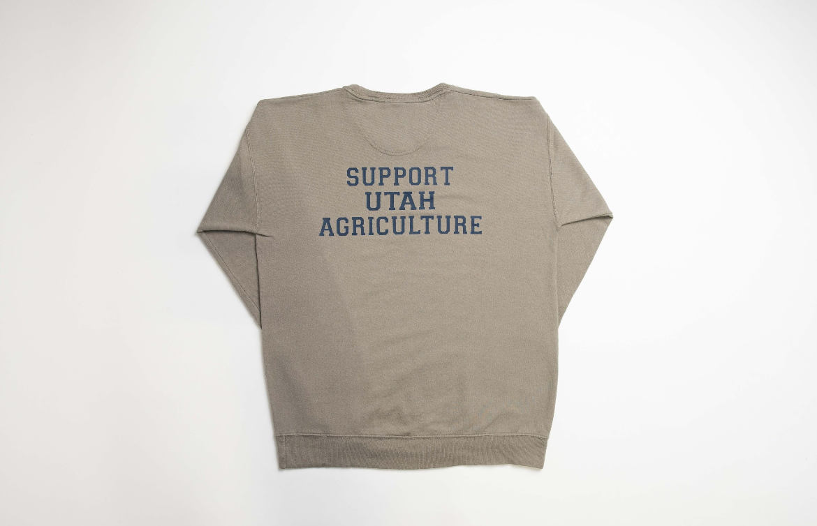 State Agriculture Grey Crewneck (Utah)