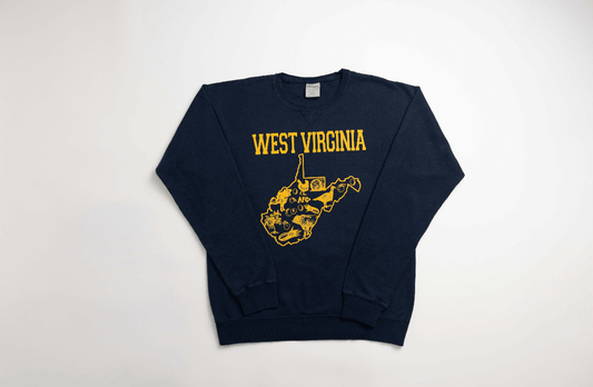 State Agriculture Navy Crewneck (West Virginia) - American Farm Company