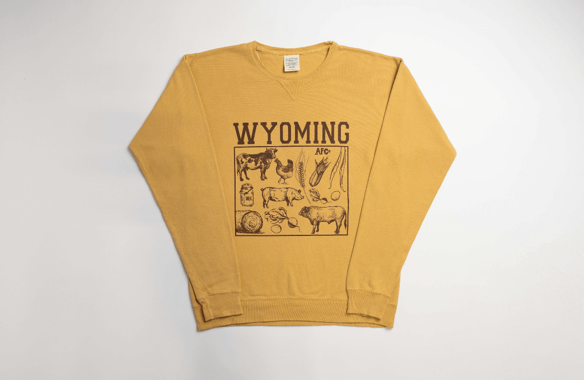 State Agriculture Gold Crewneck (Wyoming) - American Farm Company