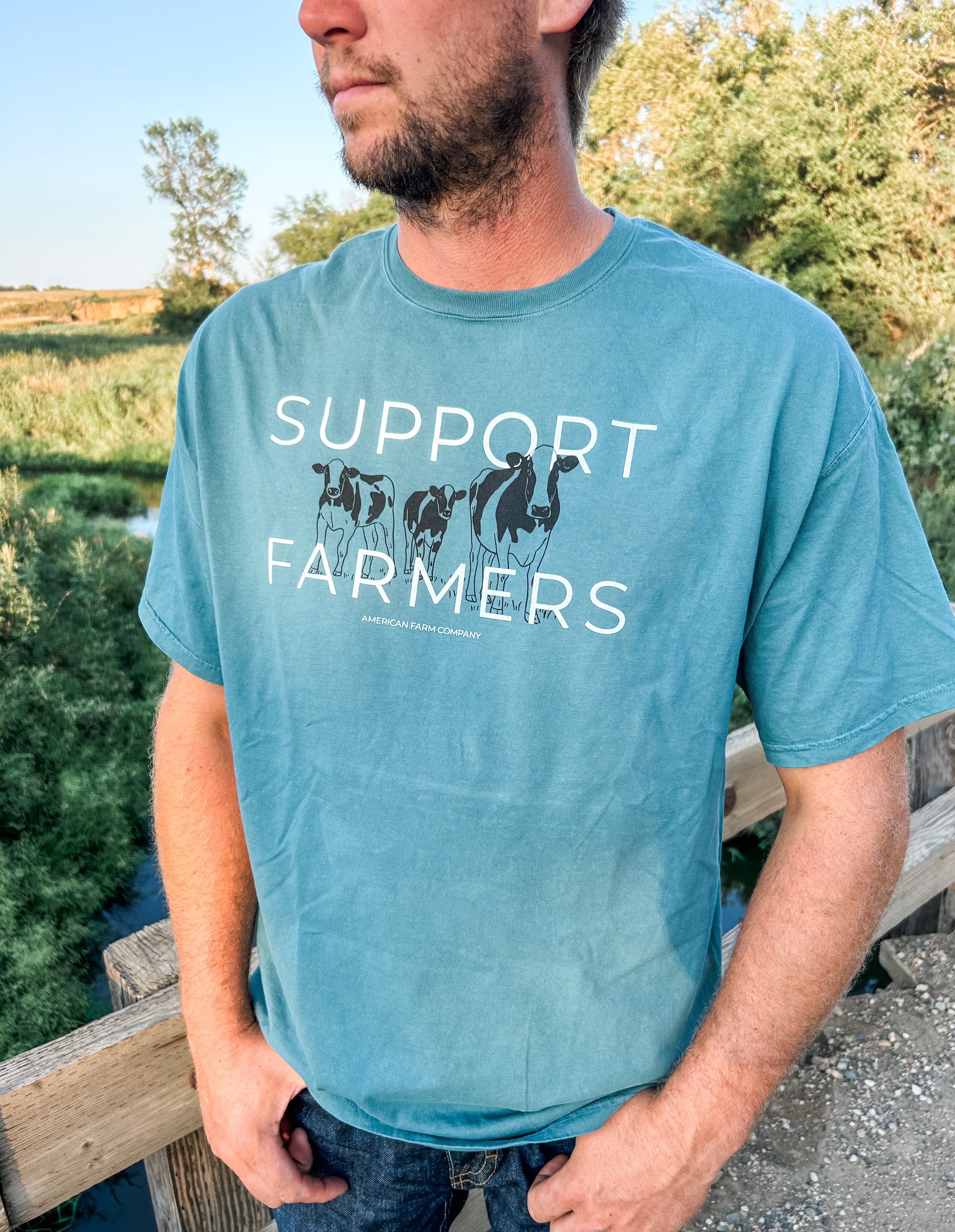 'Support Farmers' Dairy Tee