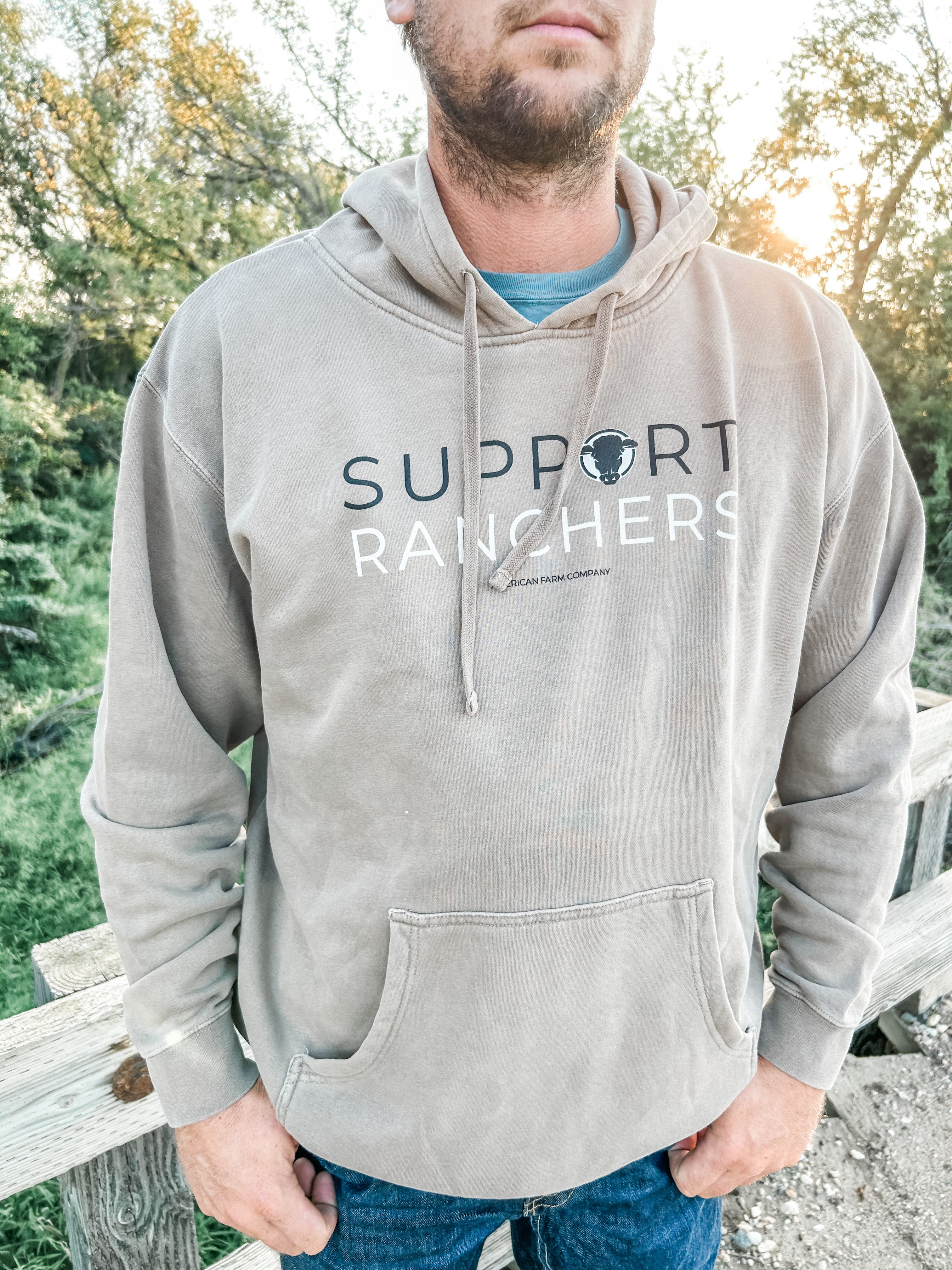 'Support Ranchers’ Skull Hoodie