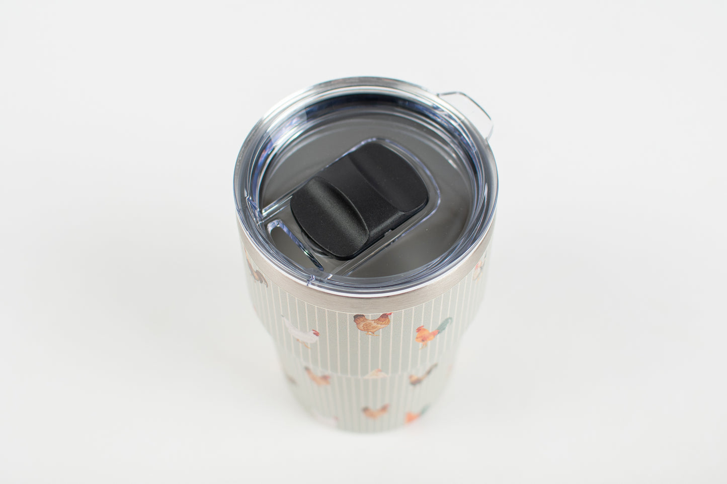 Sage Chicken Striped 12oz Little Tank Tumbler