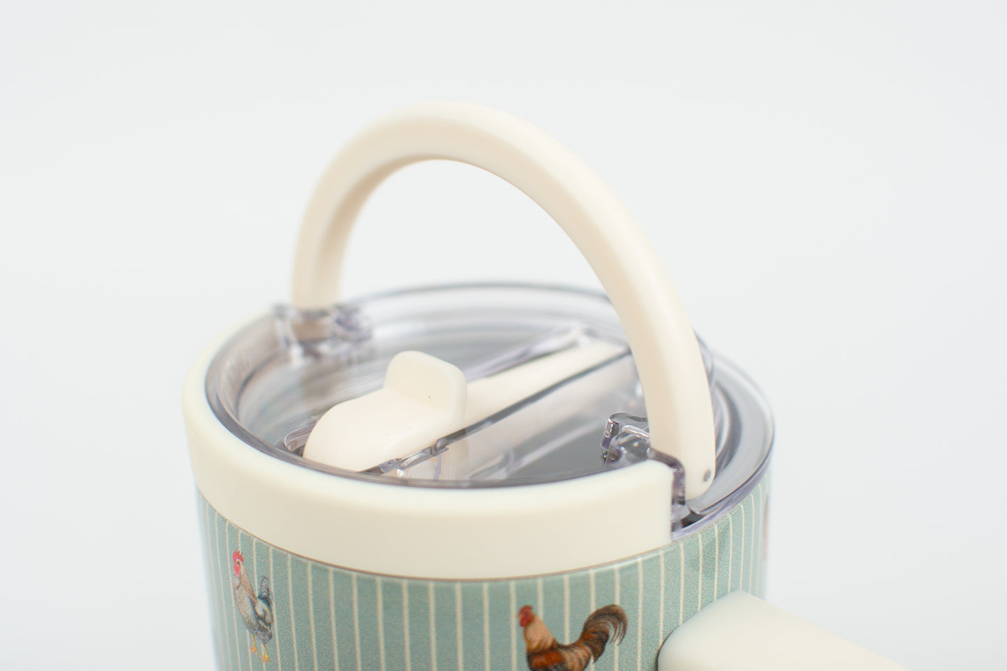 Sage Chicken Striped 40oz Water Tank Tumbler