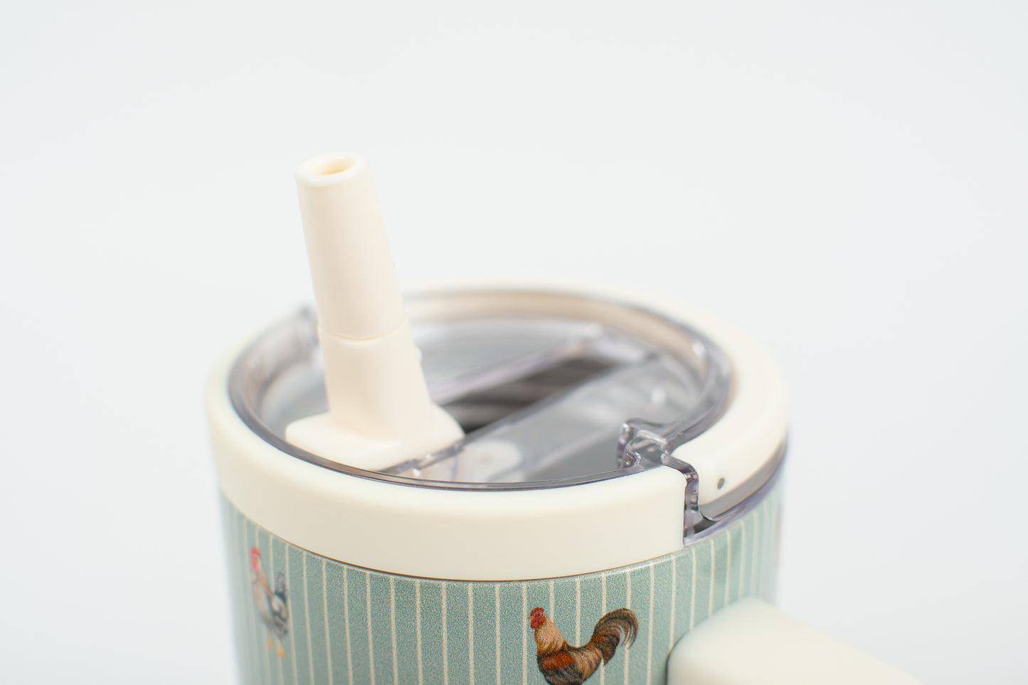 Sage Chicken Striped 40oz Water Tank Tumbler