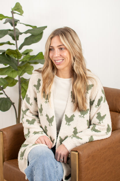 Sage Chicken Luxe Cardigan
