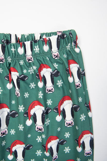 Santa Cows & Snowflakes Adult Pajama Pants *PREORDER*