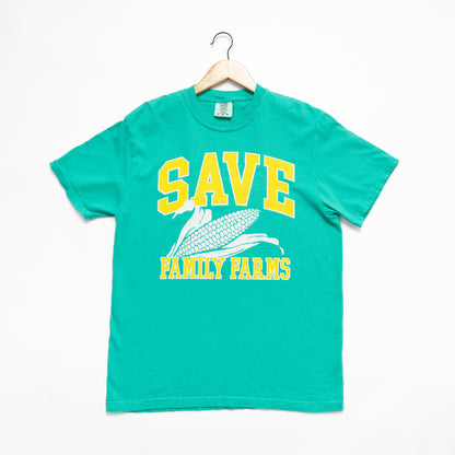 'Save Family Farms' Green Tee