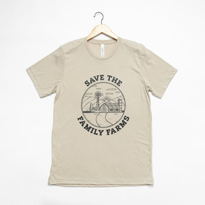 'Save the Family Farms' Tan Tee