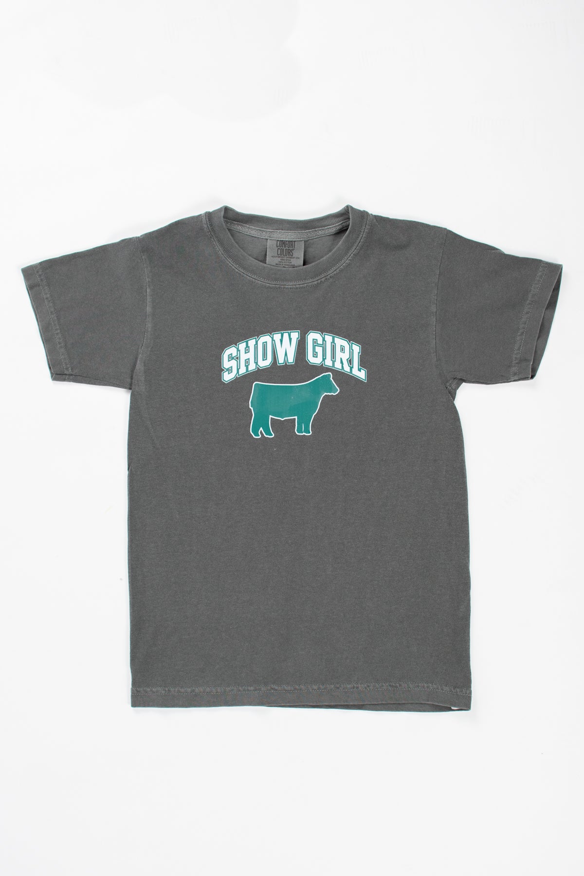 Show Girl' Fair Animal Charcoal Tee