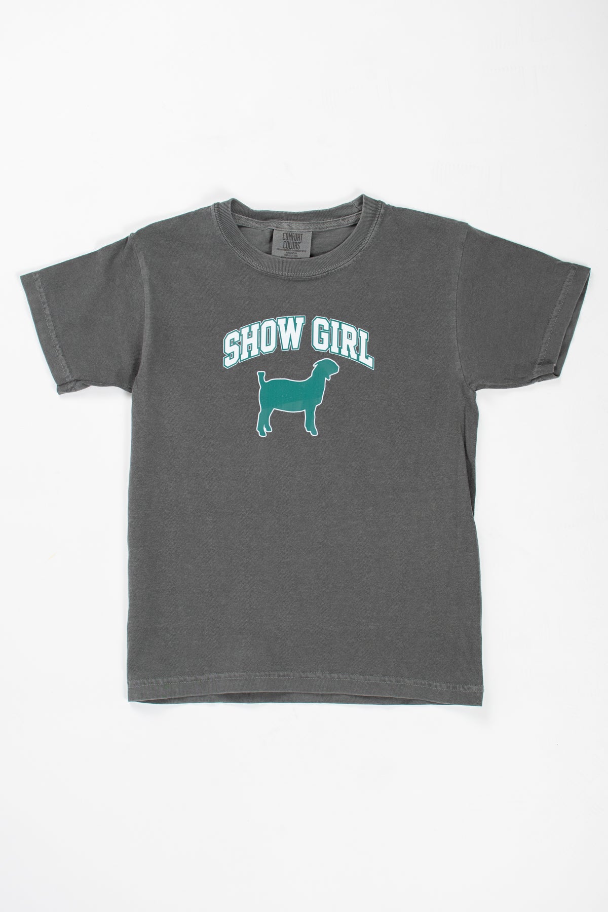 Show Girl' Fair Animal Charcoal Tee