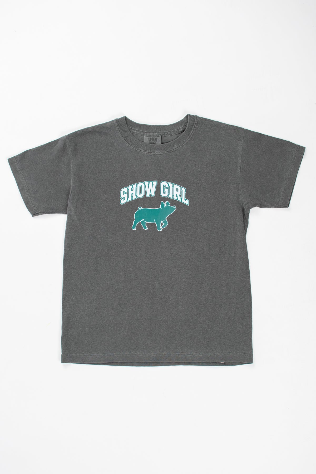 Show Girl' Fair Animal Charcoal Tee