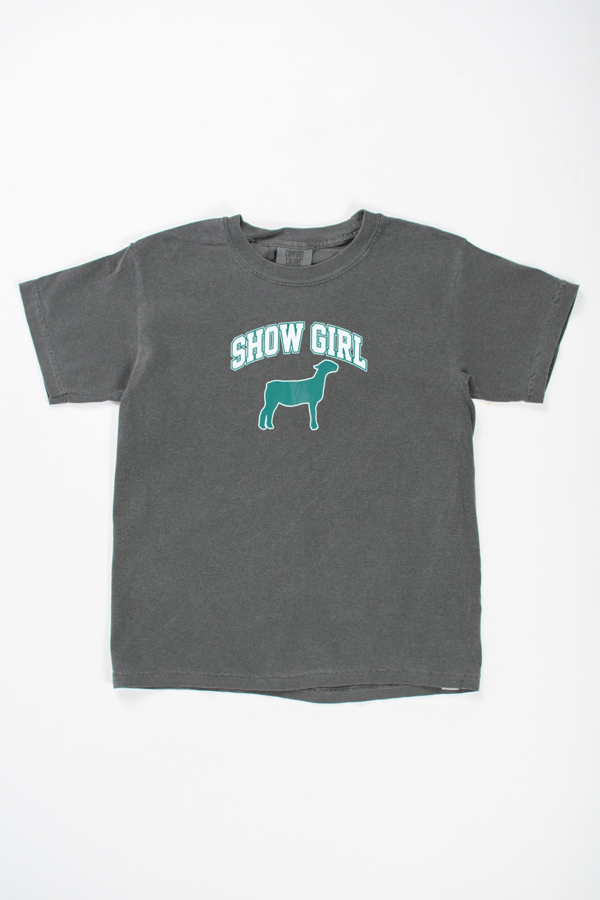 Show Girl' Fair Animal Charcoal Tee