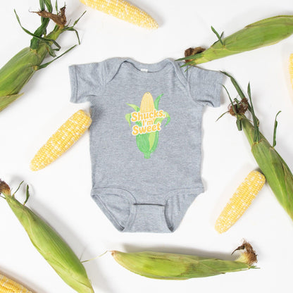 'Shucks, I'm Sweet' Gray Onesie