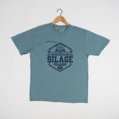 ‘Silage Season’ Washed Blue Tee - American Farm Company