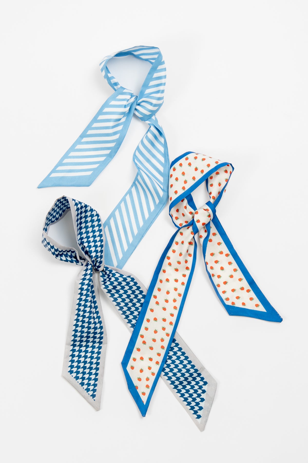 Silky Hair Ribbons - 3 Pack