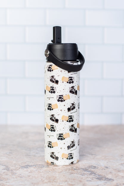 Skid Loader 22oz Water Bottle