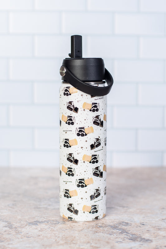 Skid Loader 22oz Water Bottle