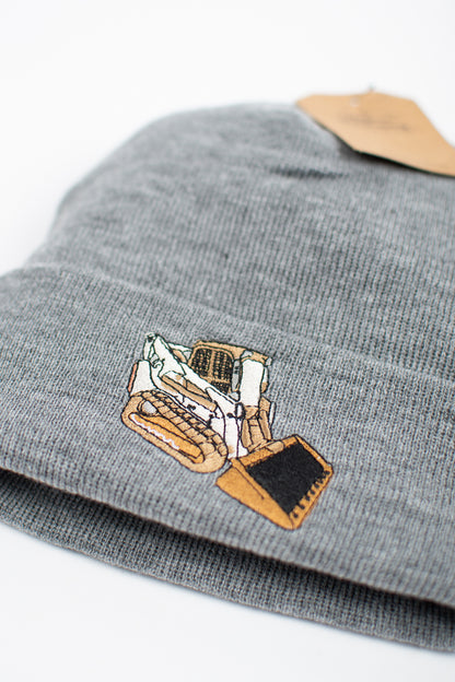 Skid Loader Patch Knit Cuffed Stocking Cap - Youth
