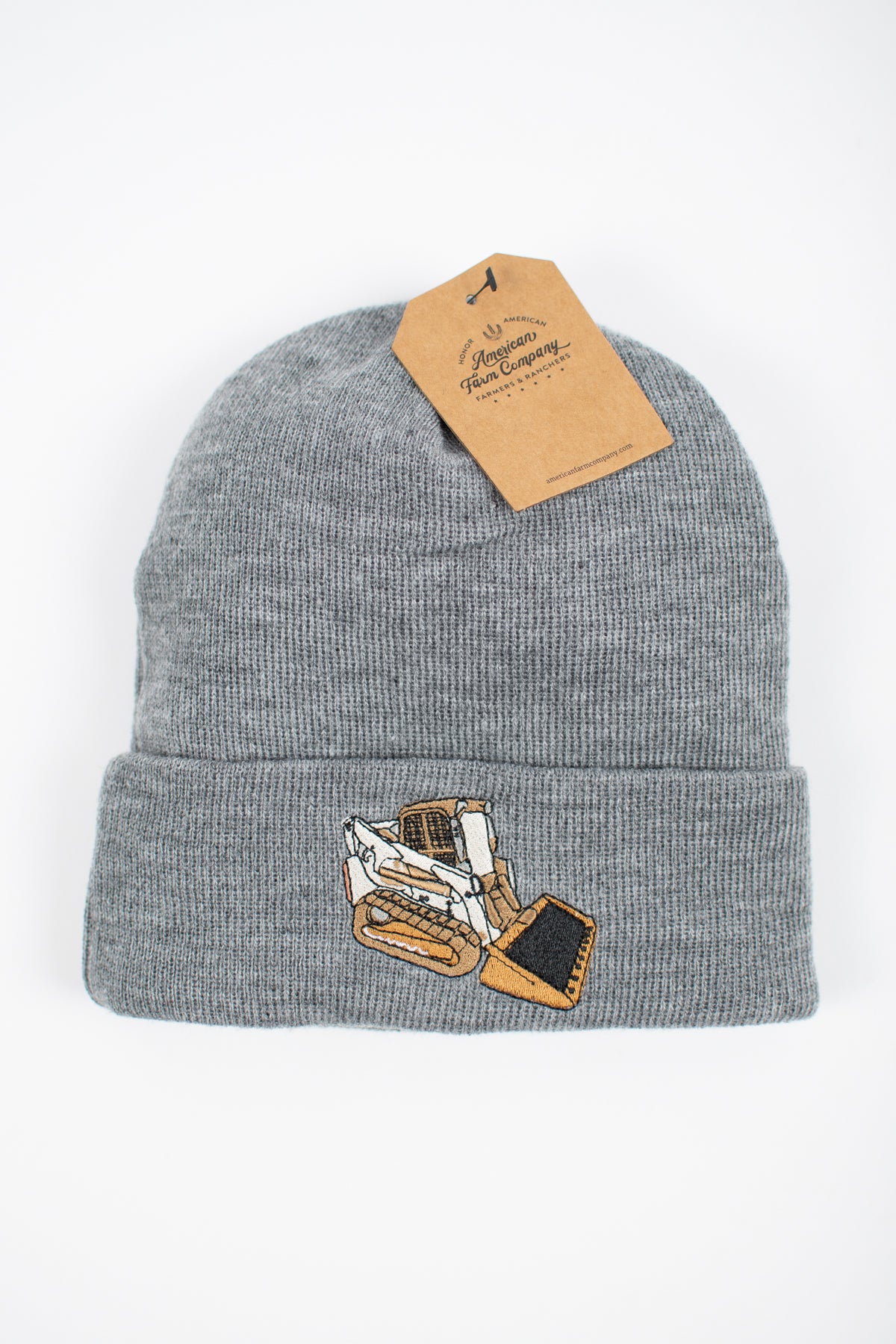 Skid Loader Patch Knit Cuffed Stocking Cap - Youth