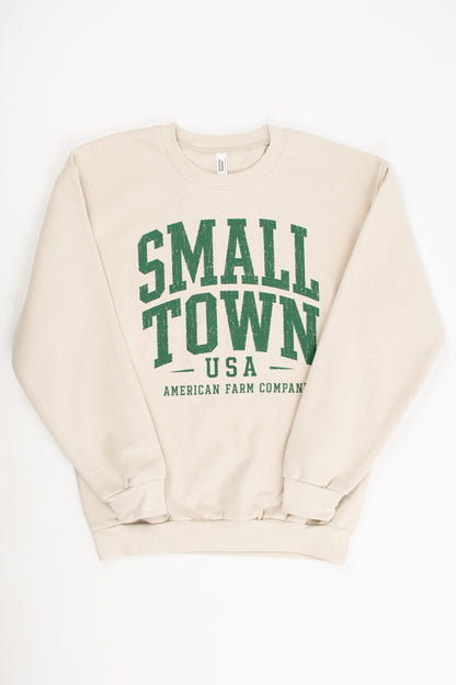 'Small Town USA' Adult Crewneck