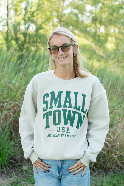 'Small Town USA' Adult Crewneck