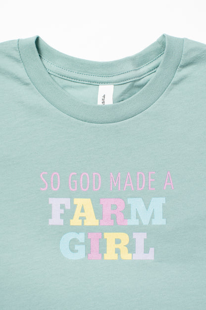 'So God Made a Farm Girl' Toddler/Youth T-Shirt