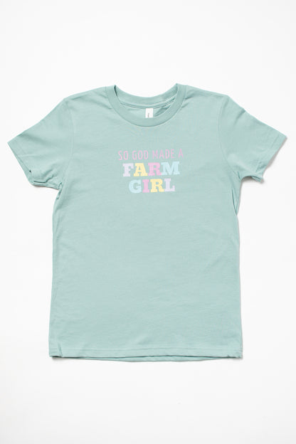 'So God Made a Farm Girl' Toddler/Youth T-Shirt