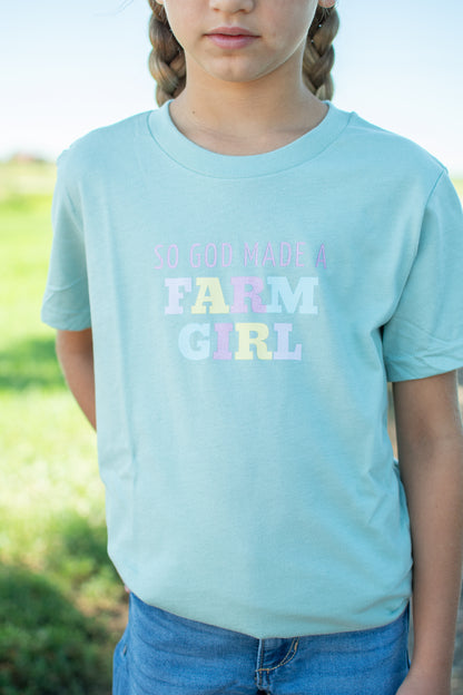 'So God Made a Farm Girl' Toddler/Youth T-Shirt