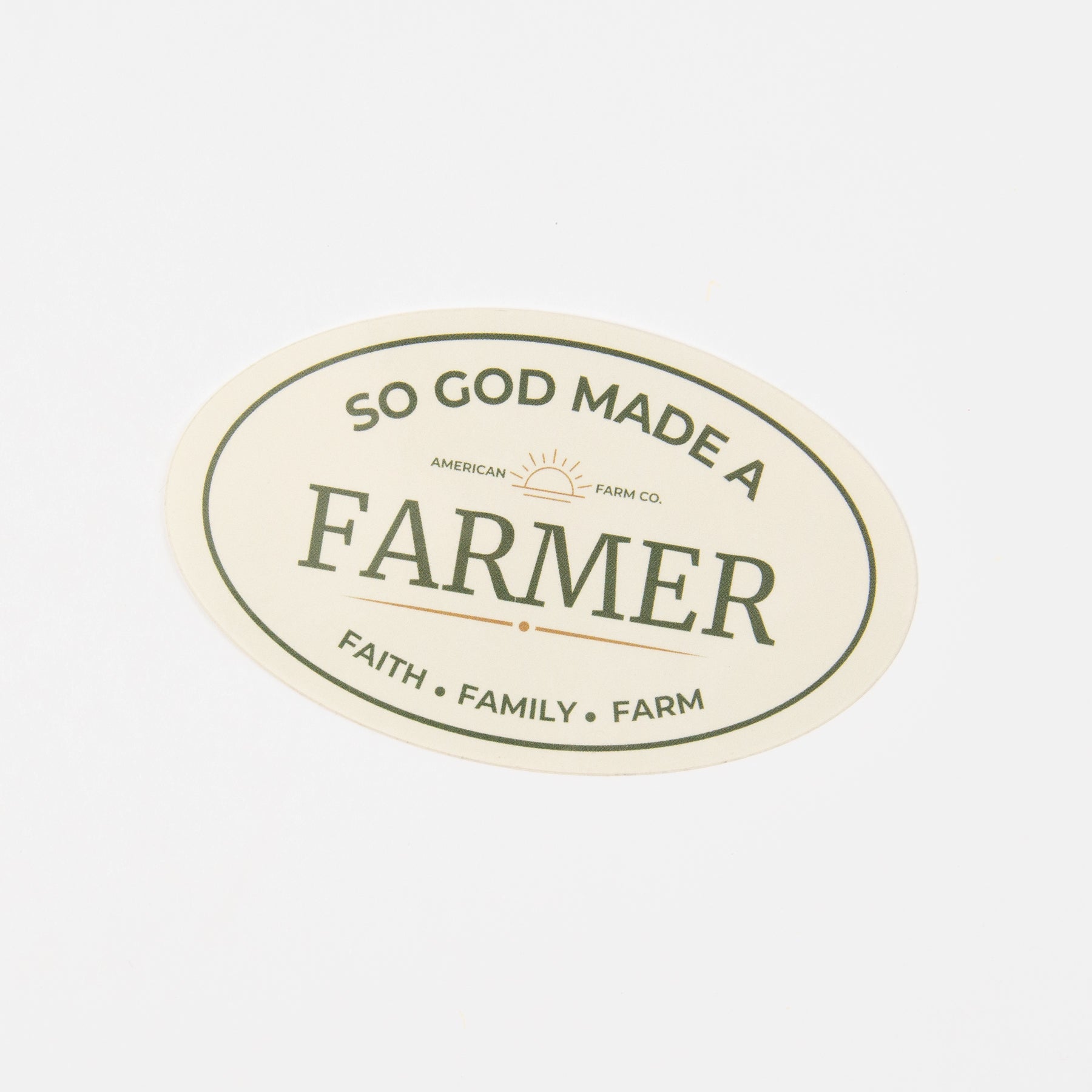 ‘So God Made a Farmer’ Sticker – American Farm Company
